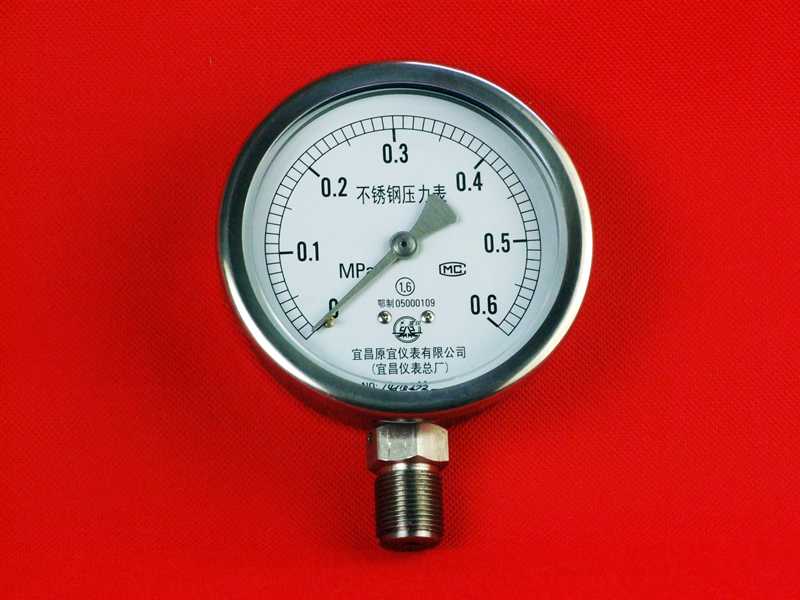 YTNF型耐振全不銹鋼壓力表